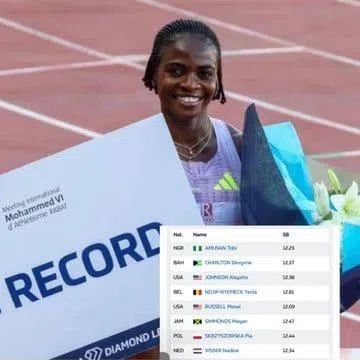 Amusan, Ezekiel and Ajayi to represent Nigeria at Brussels Diamond League Final