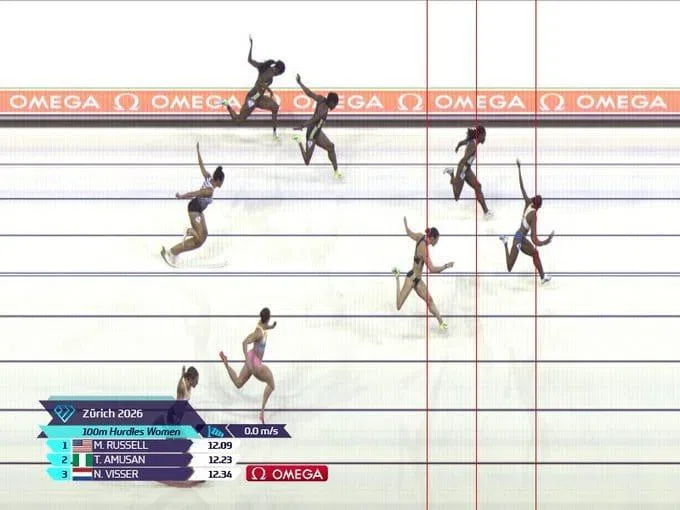 Masai Russell wins 2026 Diamond League title as Tobi Amusan finishes fourth